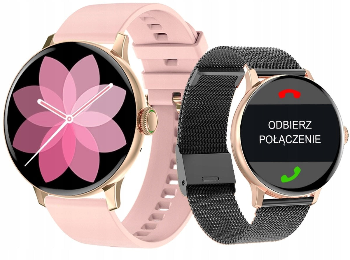 Women's Smartwatch GIEWONT Rose Gold Black