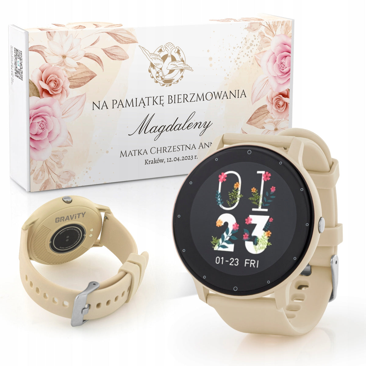Women's Smartwatch GRAVITY Gift Confirmation Memorial with Dedication Batteries included yes