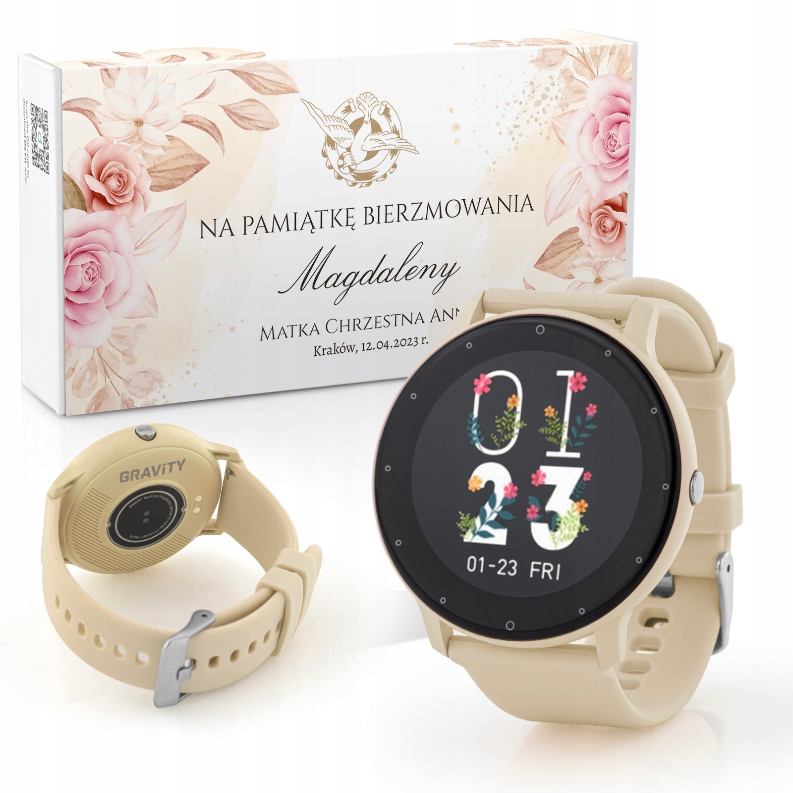 Women's Smartwatch GRAVITY Gift Confirmation Memorial with Dedication Batteries included yes
