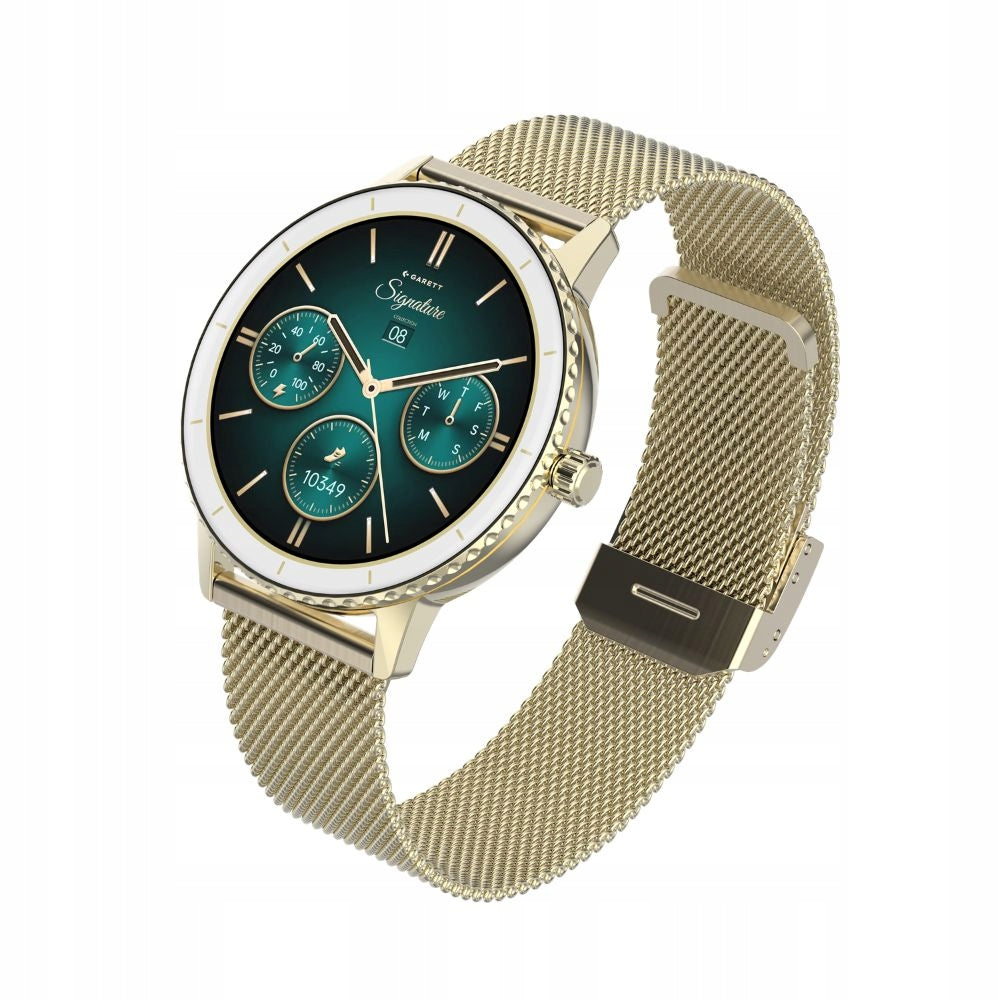 Women's Smartwatch Garett Grace gold mesh gift idea Brand Garett