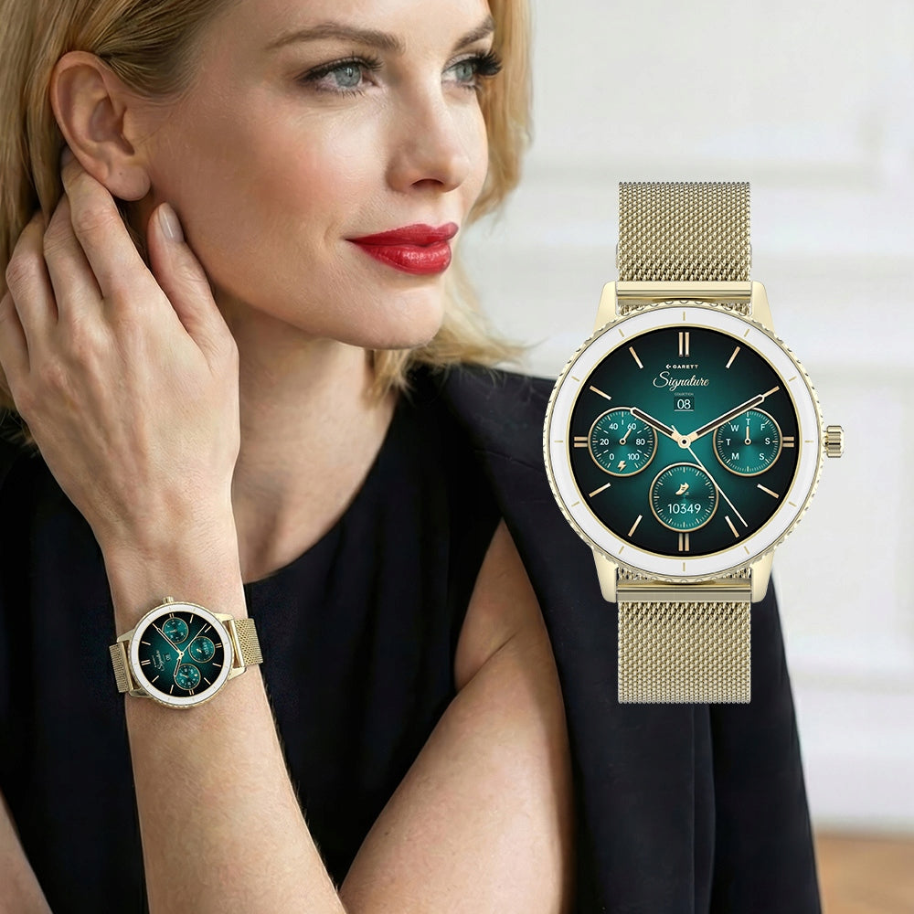 Women's Smartwatch Garett Grace gold mesh gift idea Manufacturer code 5904238485057