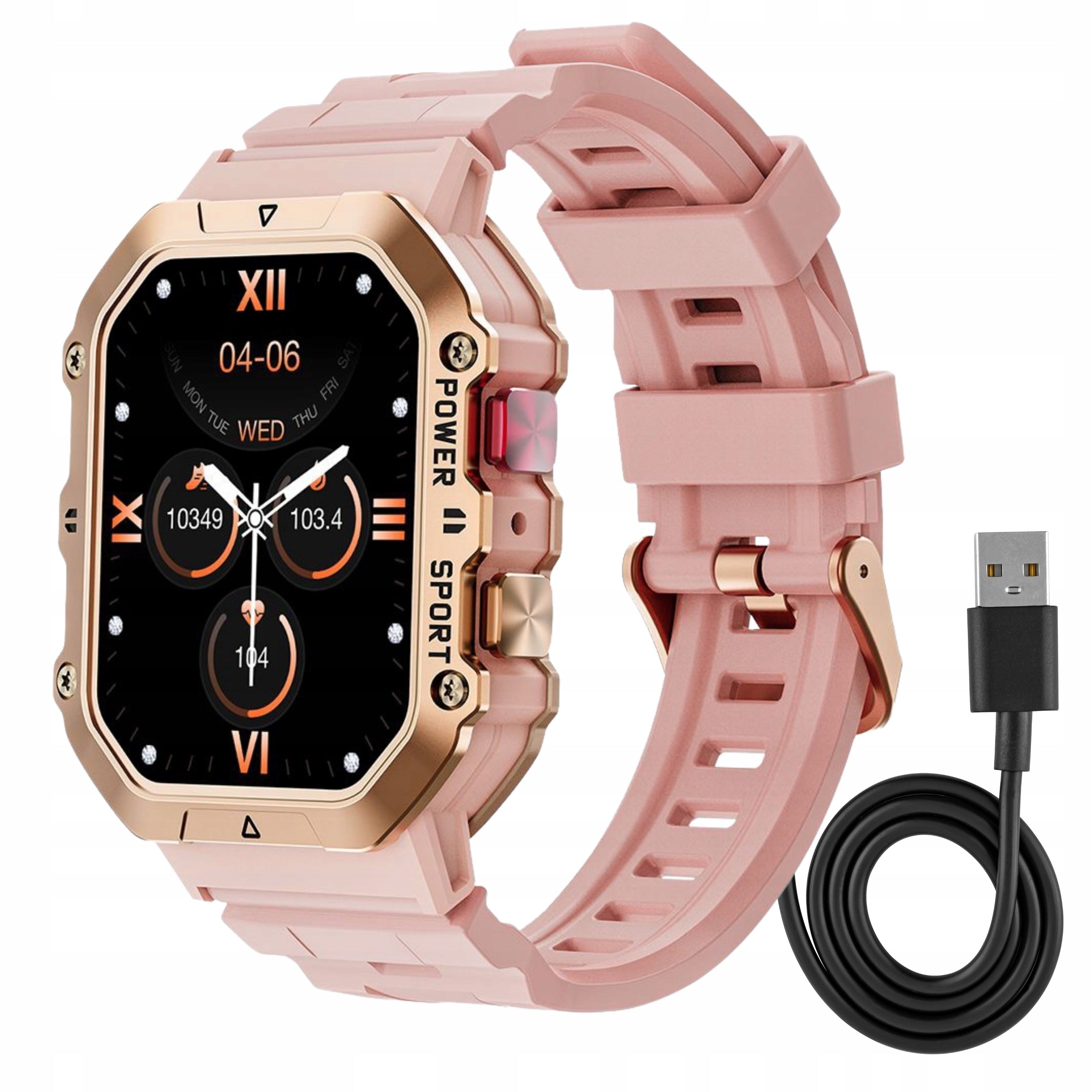 Women's Smartwatch Gold Conversation Sport Pressure AMOLED Waterproof Brand no brand