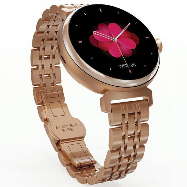 Women's Smartwatch HiFuture Aura Pink and Gold Bluetooth Android Pedometer Model other