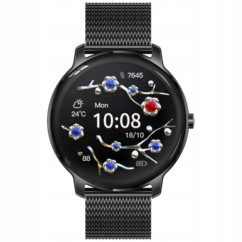 Women's Smartwatch Rubicon SMARUB124 black bracelet Packaging status original