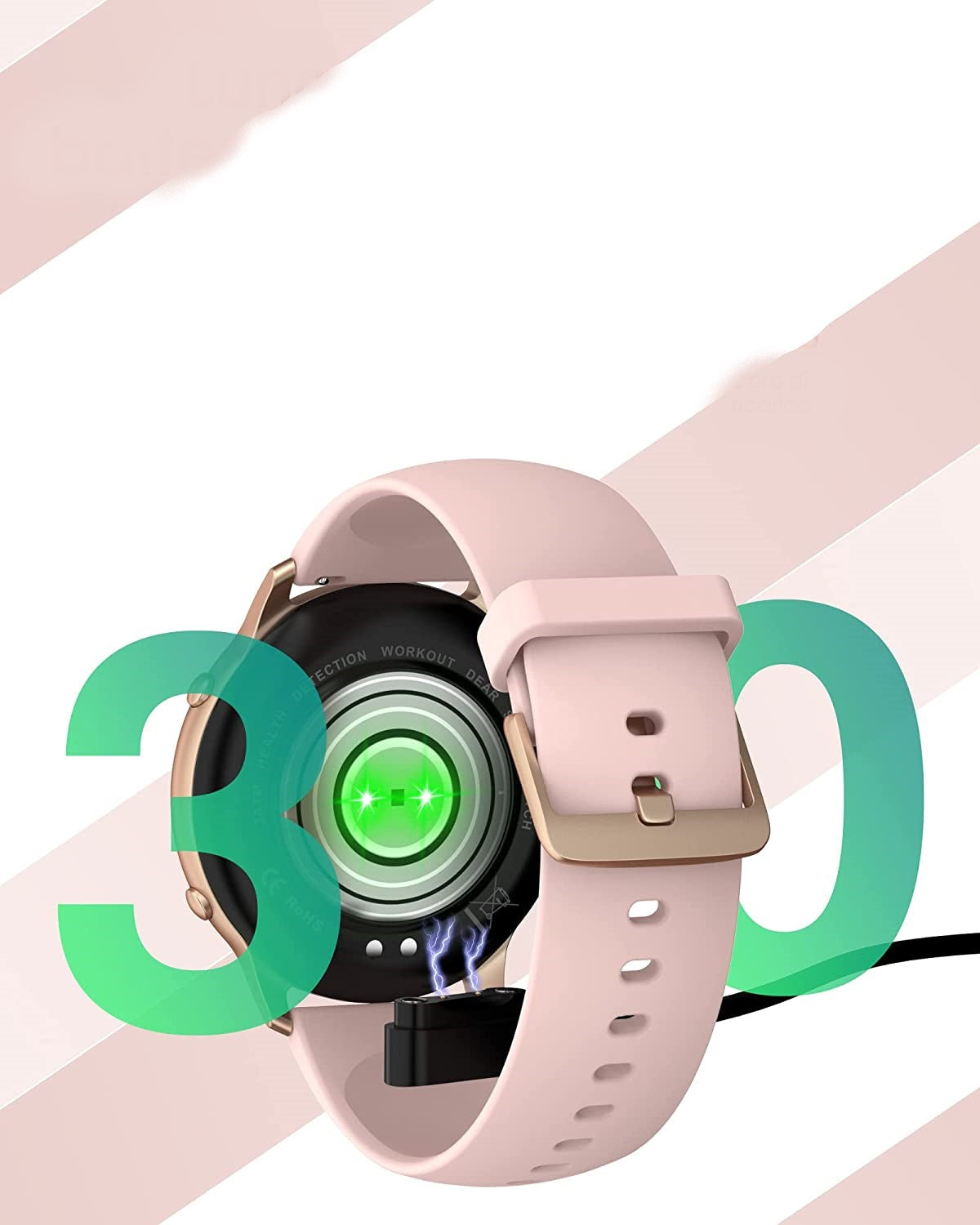 Women's Smartwatch TUYOMA LW36 pink Android IOS Model other