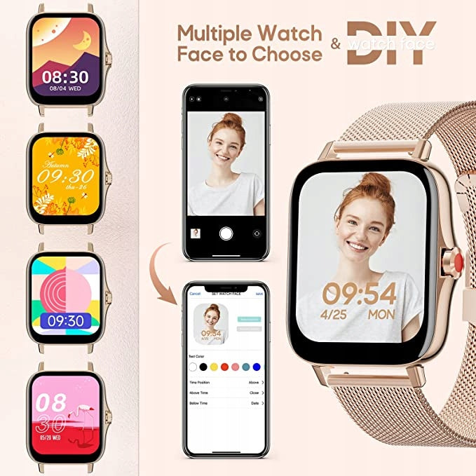 Women's Smartwatch Two Bracelets Model Smart Watch