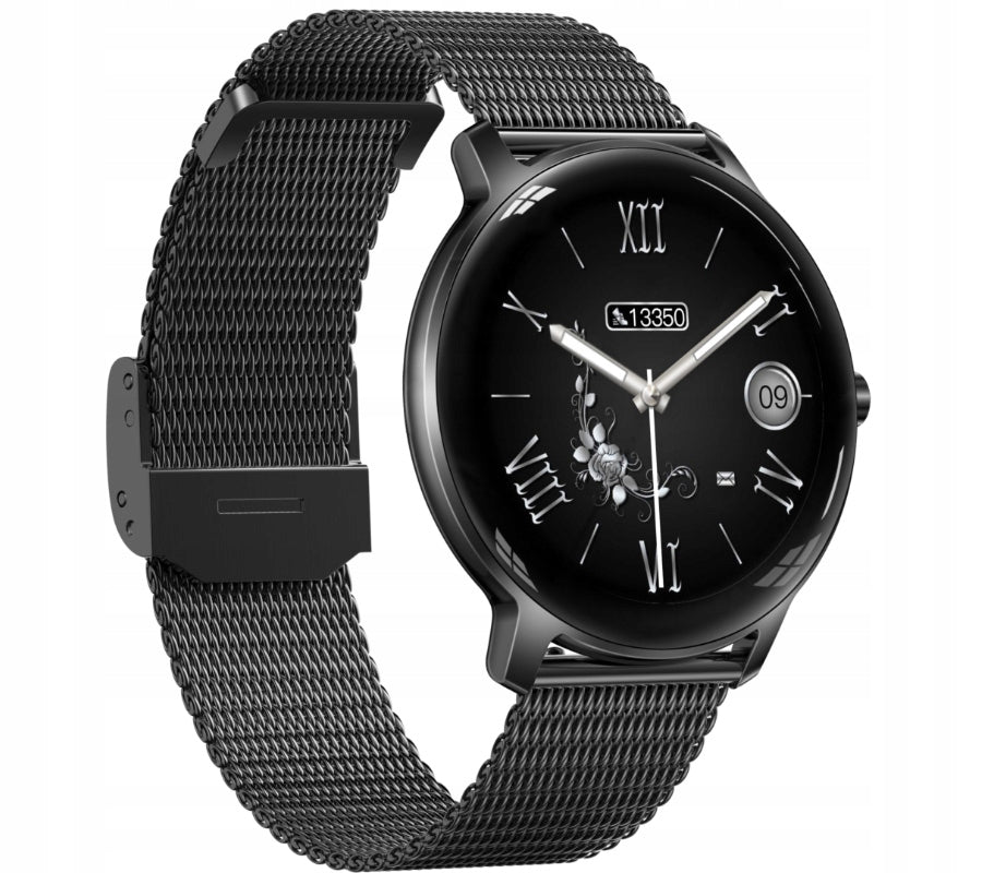 Women's Smartwatch with Mesh Bracelet Heart Rate, Pressure, Notifications Brand Rubicon