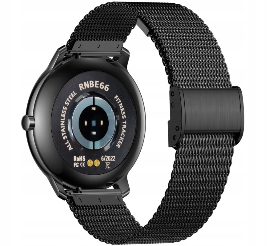 Women's Smartwatch with Mesh Bracelet Heart Rate, Pressure, Notifications EAN (GTIN) 5905258711164