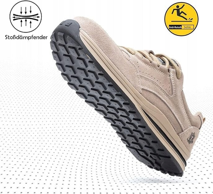 Women's Suede Protective Work Shoes Steel Toe BHP S1 38 Brand no brand