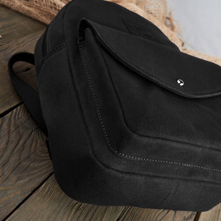 Women's Urban Backpack Black Vegan Youth Fashionable Paolo Peruzzi EAN (GTIN) 5905567206726