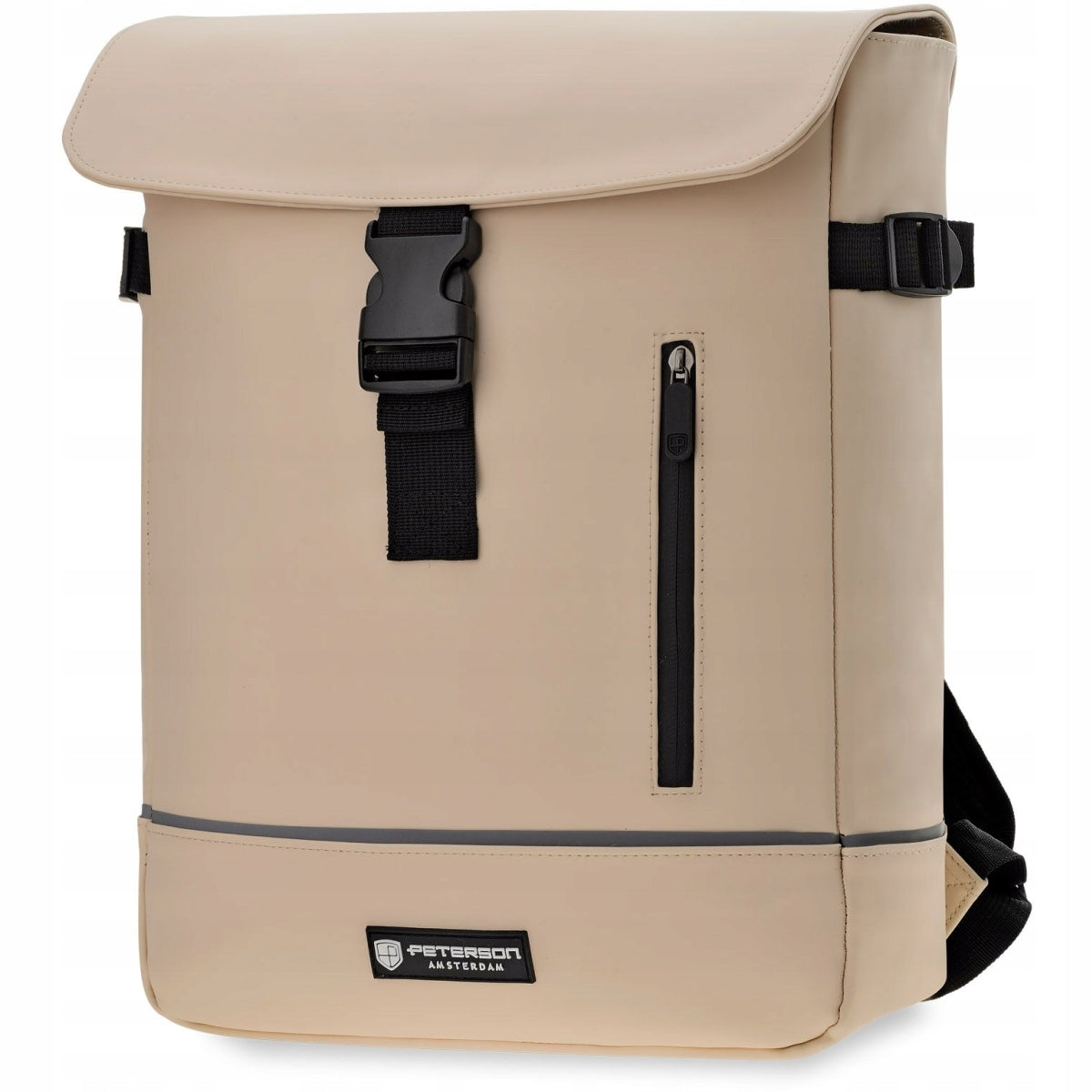 Women's Urban Laptop Work Backpack 14'' Elegant A4 Beige Packaging status original