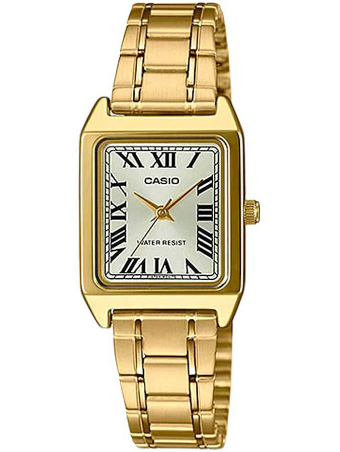 Women's Watch CASIO Gold Rectangular Retro Classic Elegant for Gift Brand CASIO