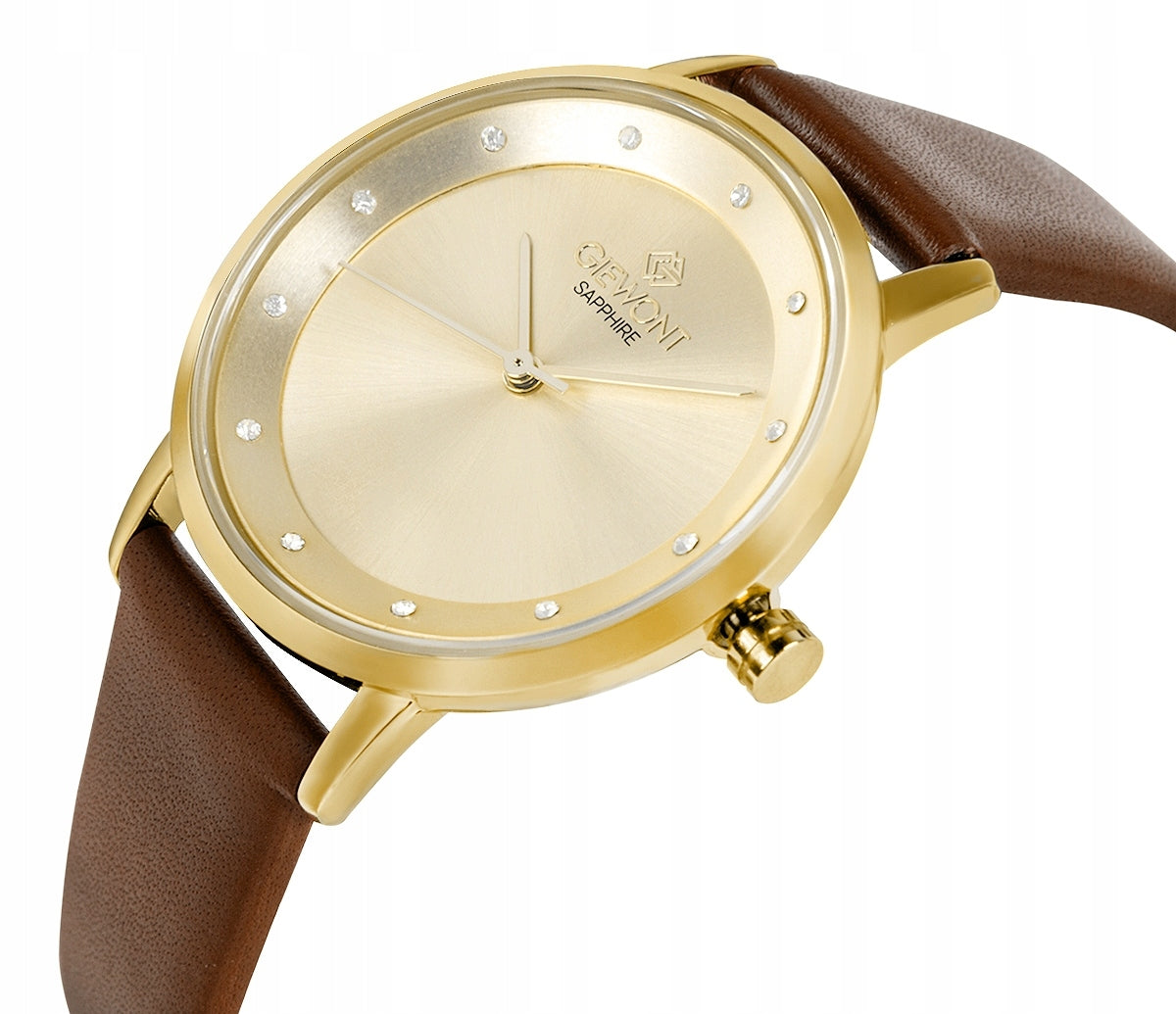 Women's Watch Giewont Sapphire Gold GW4130-A2+BOX Packaging status original