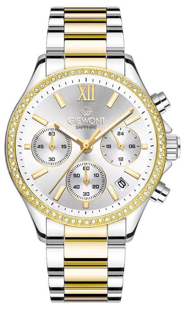 Women's Watch Giewont Sapphire Silver Gold GW3670-B4