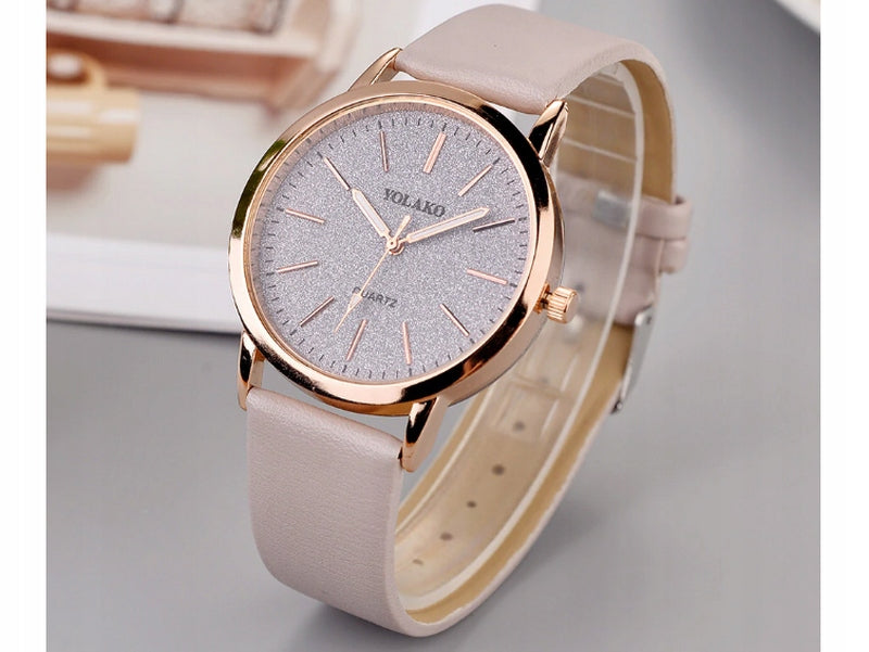 Women's Watch Grey GLITTER Dial Gold Manufacturer code M221