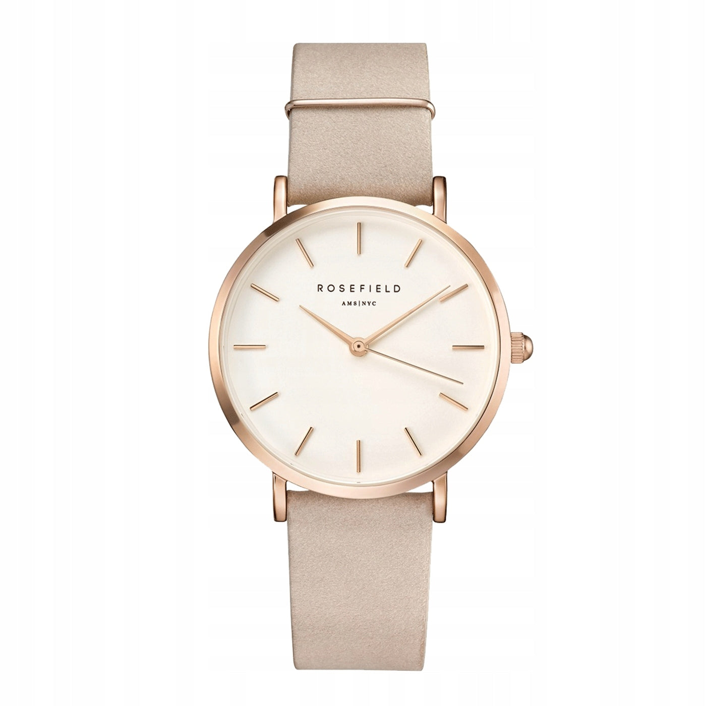 Women's Watch ROSEFIELD 33mm Pink Waterproof Elegant Fashion