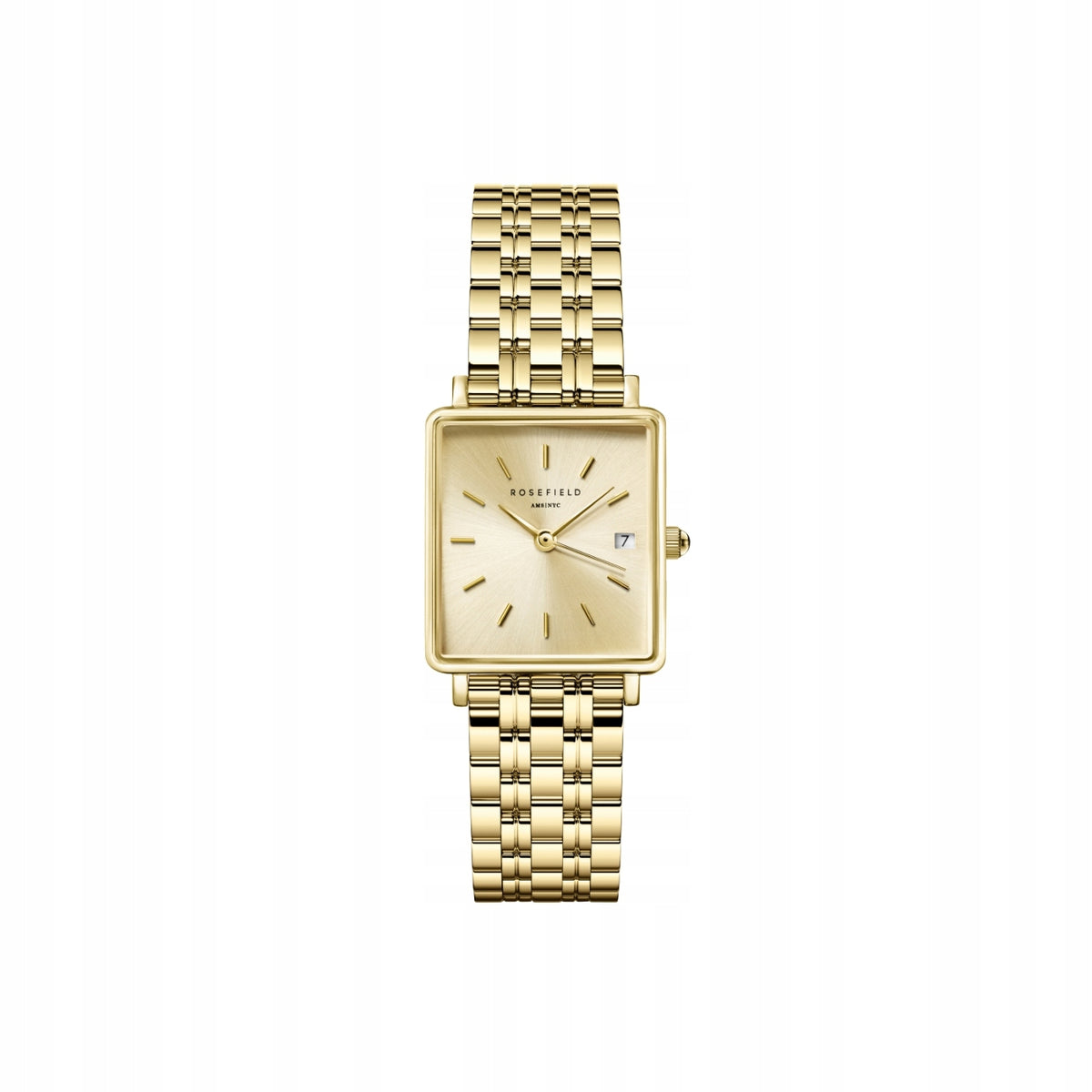 Women's Watch ROSEFIELD Square Gold Cube Fine Jewelry Gift