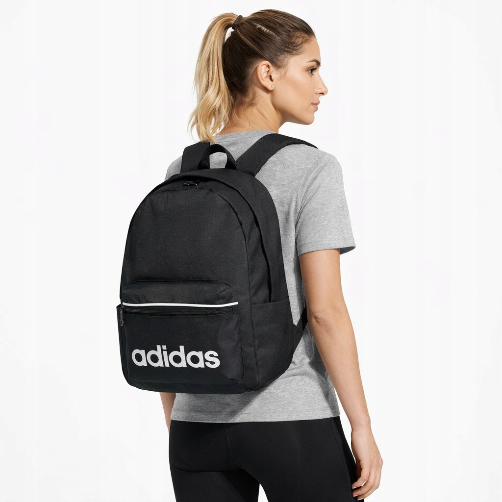 Women's backpack Adidas Linear Ess sports black classic urban 20L Packaging status original