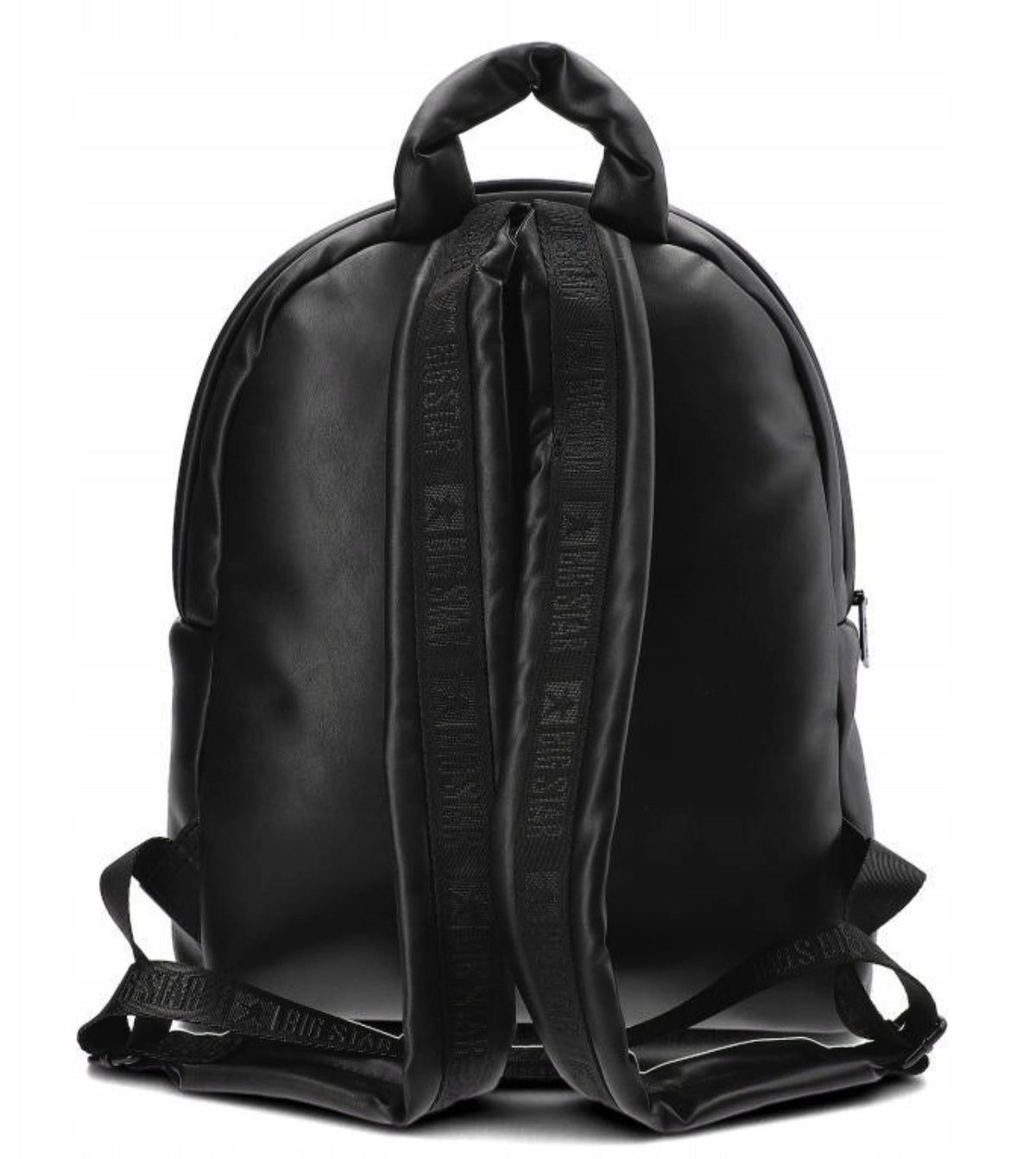 Women's backpack Big Star MM574015 black urban asymmetrical faux leather Dimensions large (A4 size)