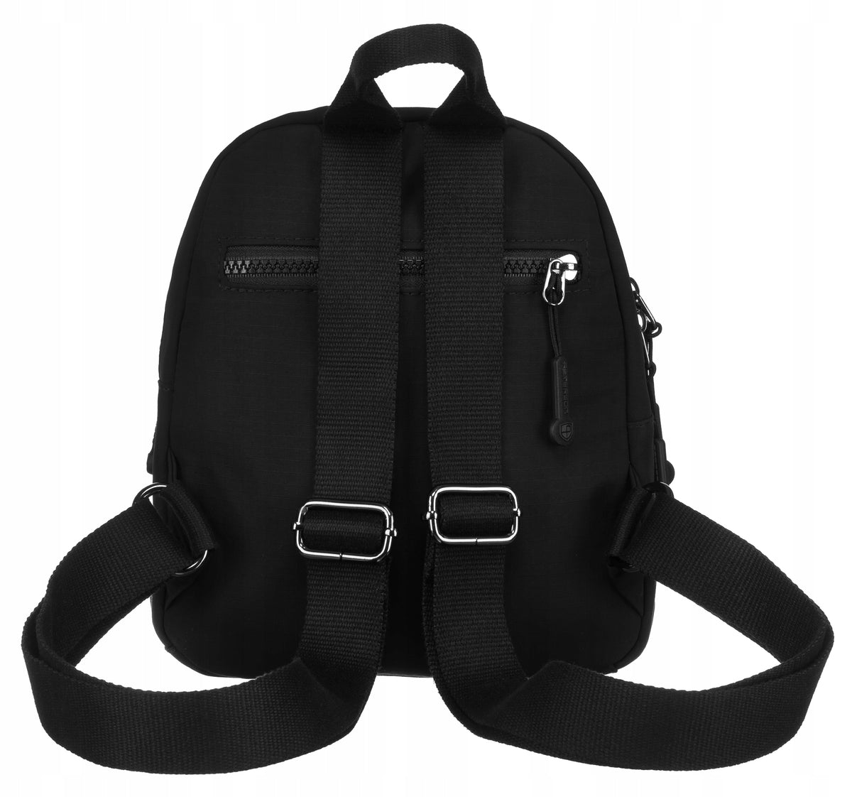 Women's backpack CSW-11/7833 small urban backpack sports pockets black Manufacturer code PTN CSM-11-7833 BLACK