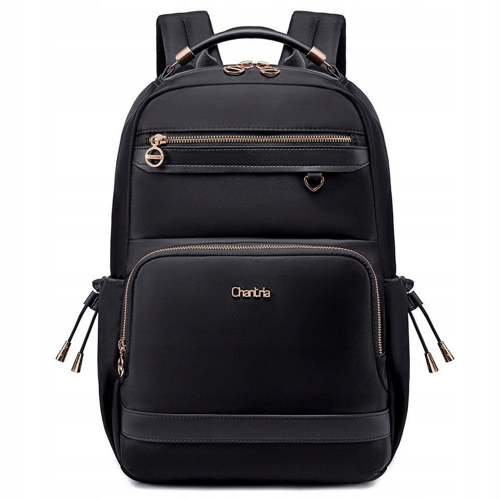 Women's backpack Chantria CB00954 for laptop 15,6 two-chamber black