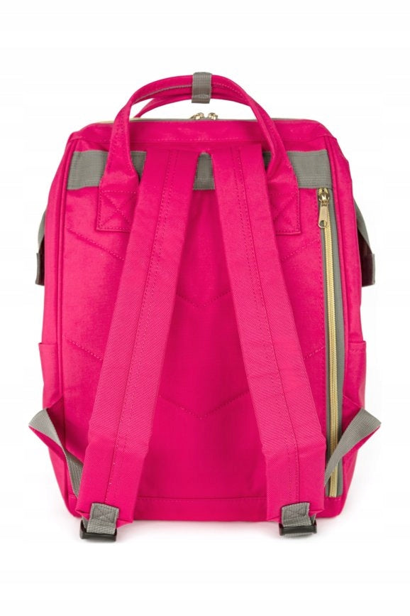 Women's backpack Himawari Classic - school light for laptop roomy Fuchsia Brand Himawari