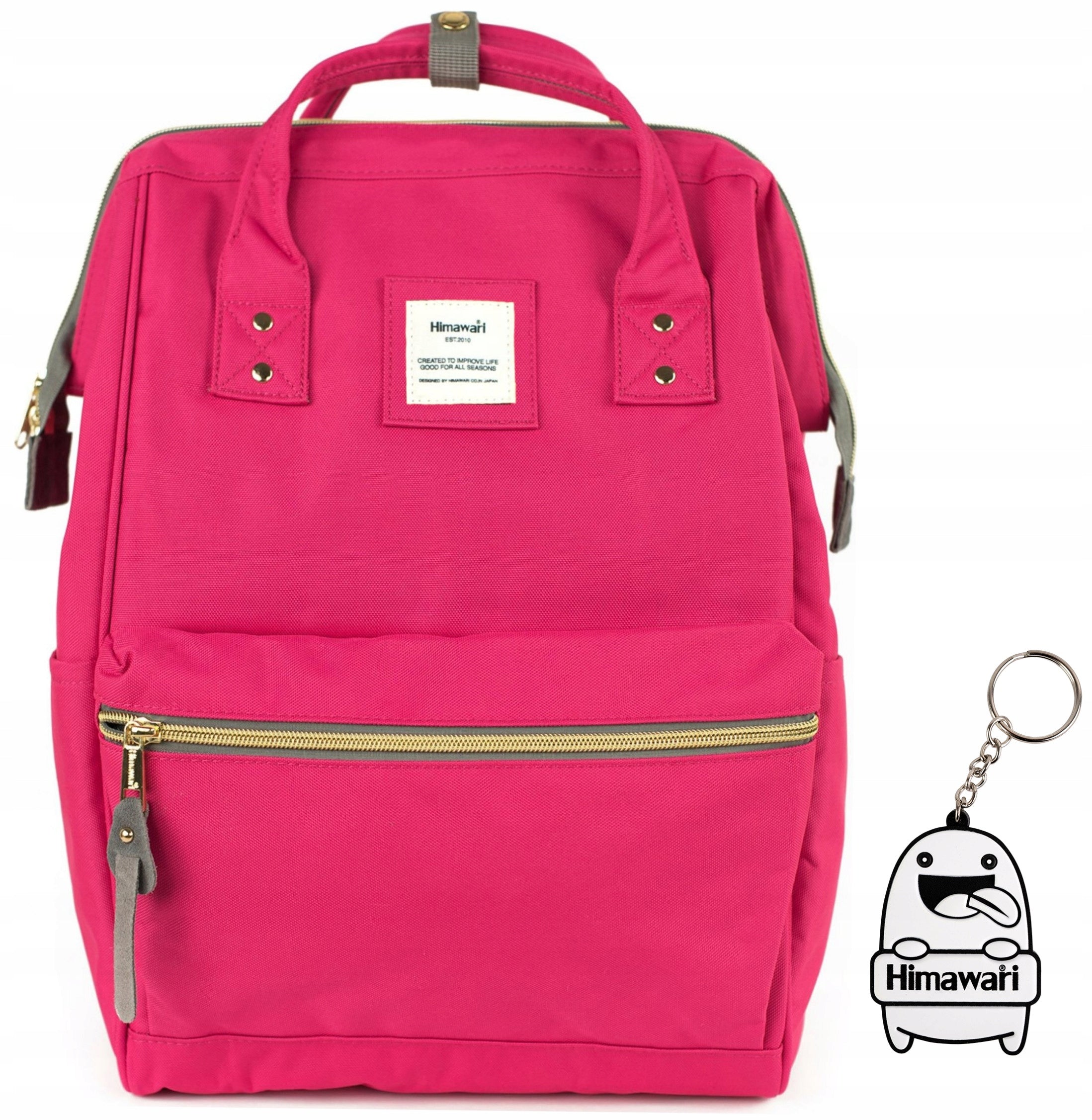 Women's backpack Himawari Classic - school light for laptop roomy Fuchsia