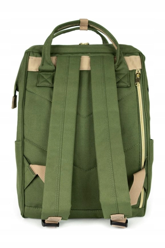 Women's backpack Himawari Classic - school light for laptop roomy Khaki Manufacturer code 9001