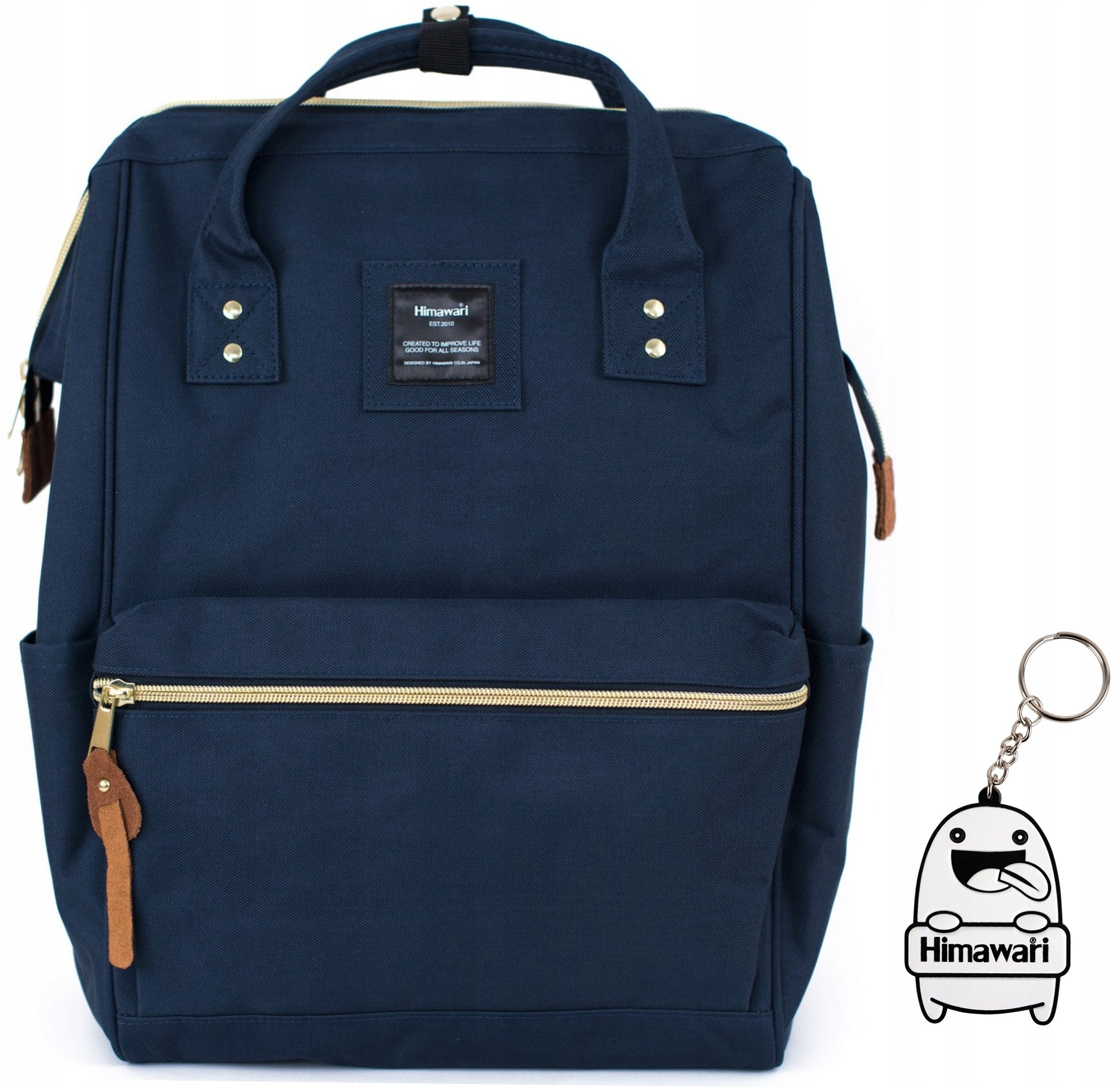 Women's backpack Himawari Classic - school light laptop roomy Navy blue