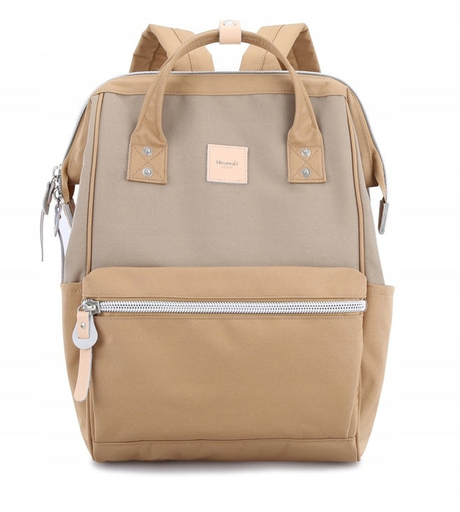 Women's backpack Himawari Light brown A4 roomy waterproof for a trip Packaging status original