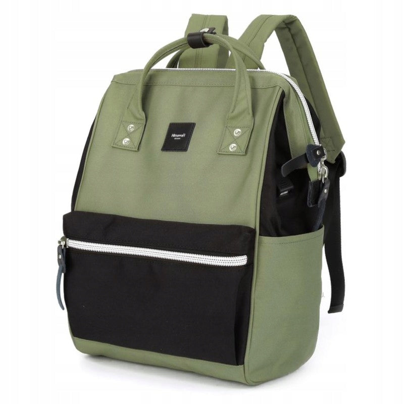 Women's backpack Himawari Sorrel HM1881 for laptop 15,6 USB #37 green-black Brand Himawari