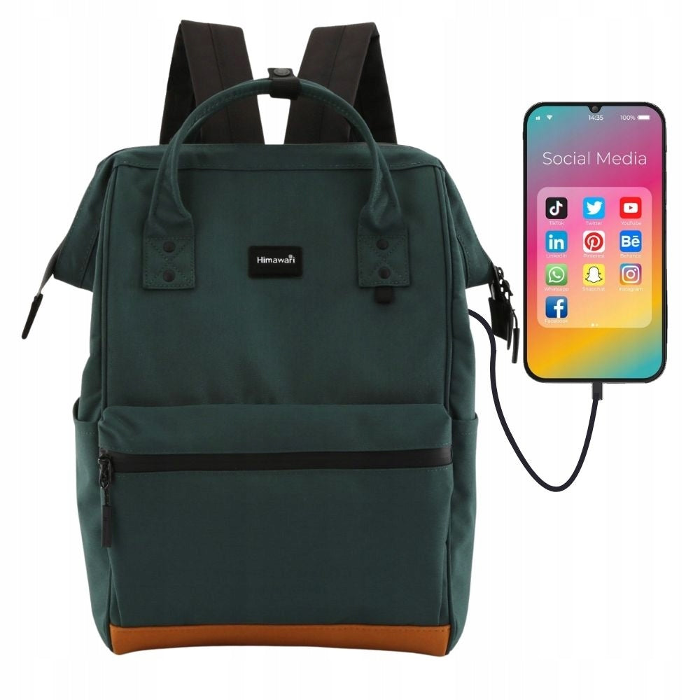 Women's backpack Himawari for work school youth studio USB fits a4
