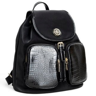 Women's backpack Monnari BAG4150-020 black croco Brand Monnari