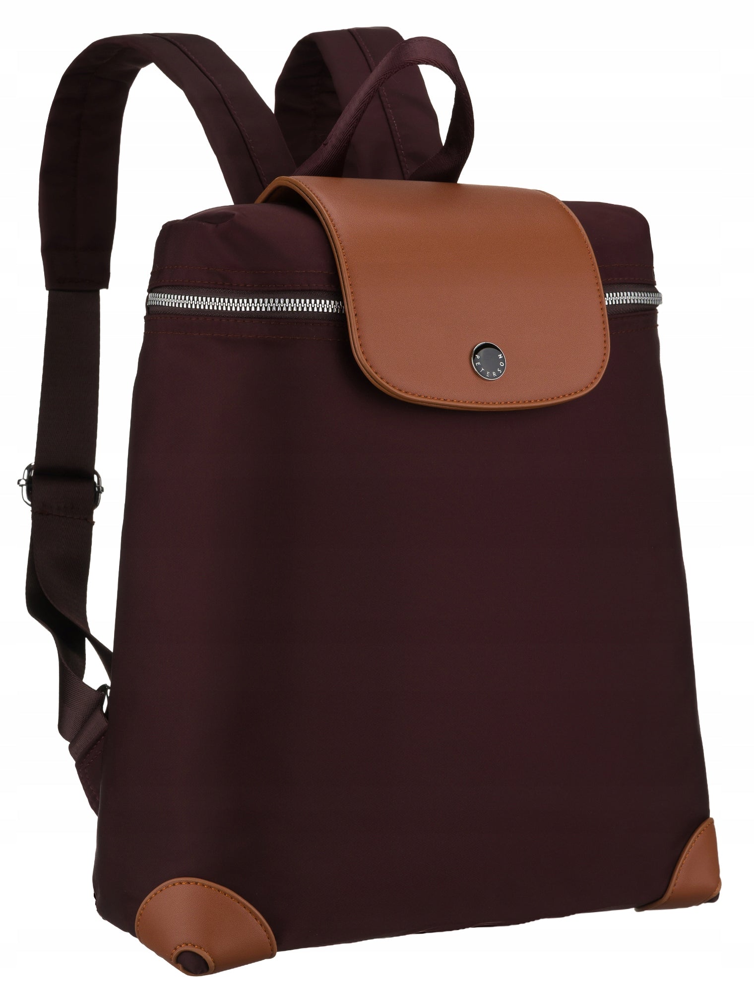 Women's backpack PETERSON stylish lightweight comfortable zip-up pockets