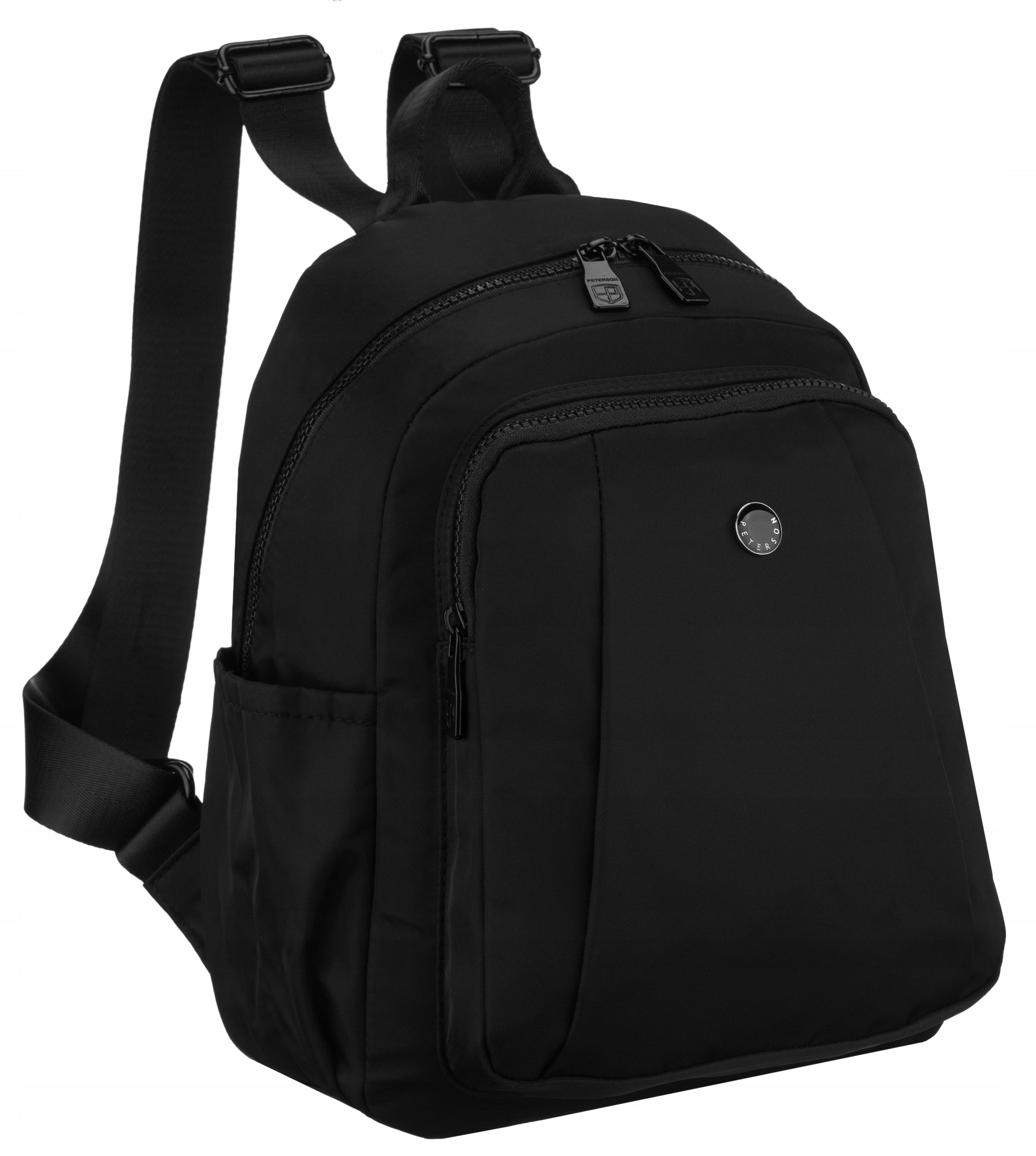 Women's backpack PETERSON urban lightweight backpack 7 pockets 31x27x11 cm