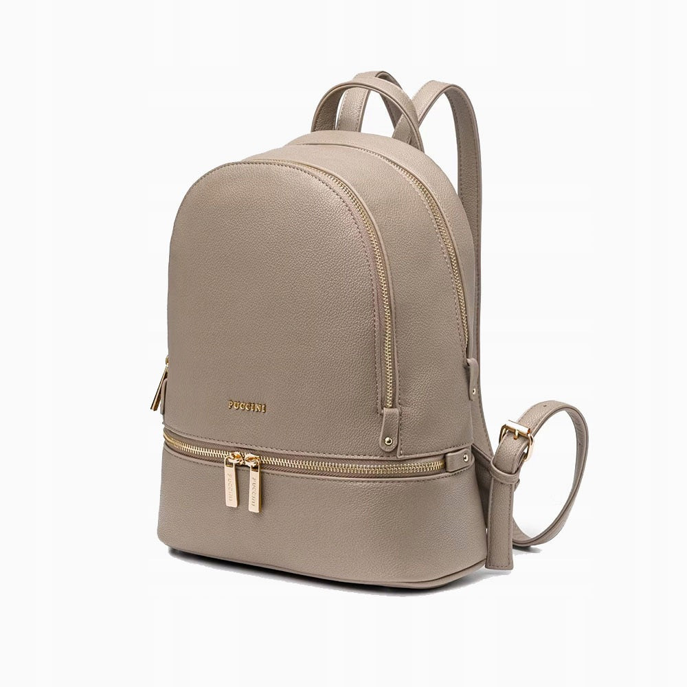 Women's backpack PUCCINI SPECIAL TIMELESS BML055P 2A Beige Brand PUCCINI