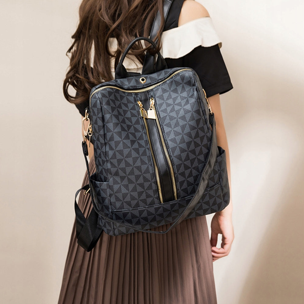 Women's backpack ROVICKY fashionable backpack roomy zip-up zipper colors Brand no brand