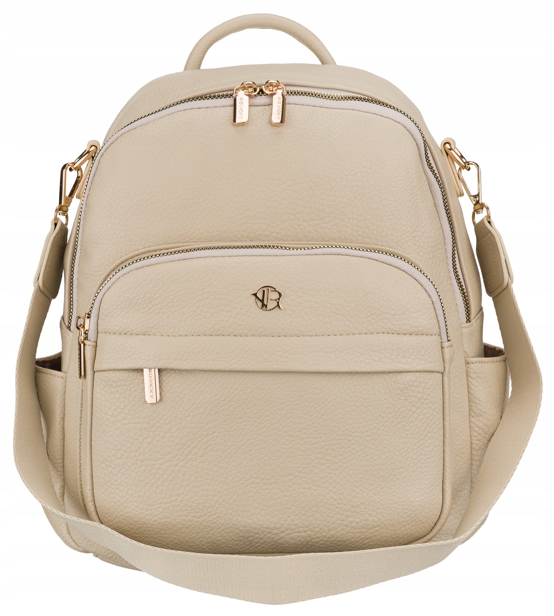 Women's backpack ROVICKY stylish urban backpack made of eco leather lightweight comfortable Packaging status original