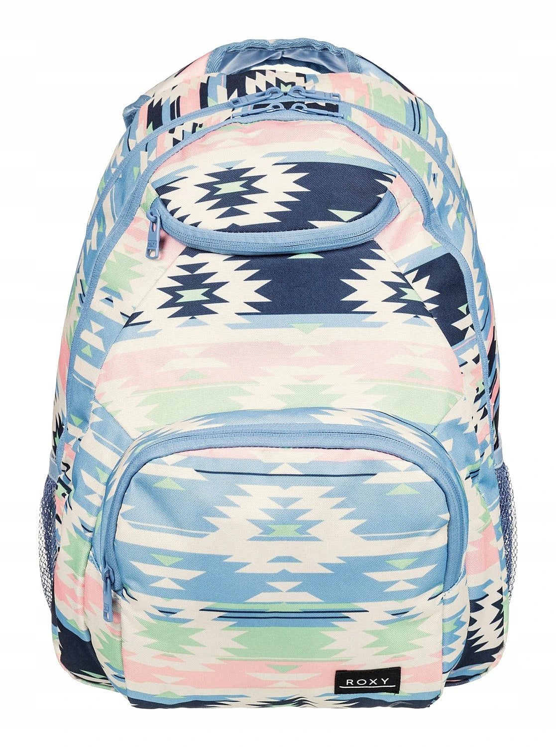 Women's backpack Roxy Shadow Swell school backpack for girls blue pink 24L