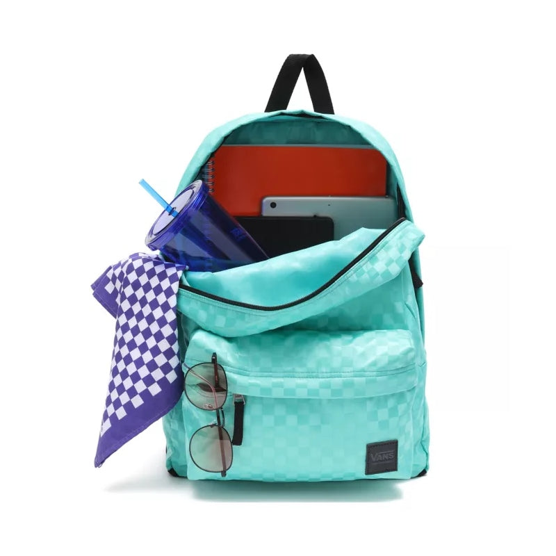 Women's backpack Vans Deana III blue green turquoise 22L Manufacturer code VN00021MZ6R1