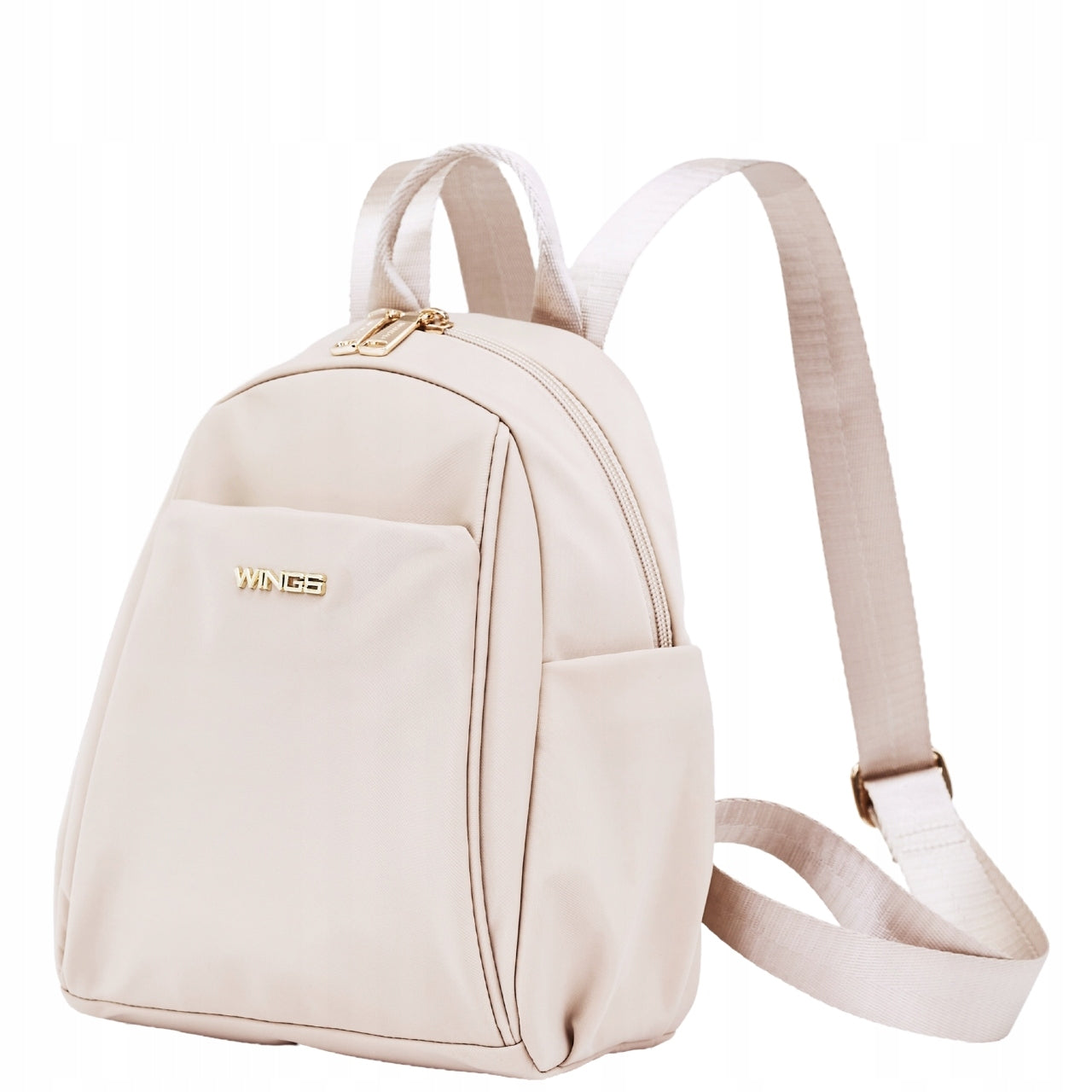 Women's backpack WINGS small urban nylon for college work zipper stylish Brand Wings