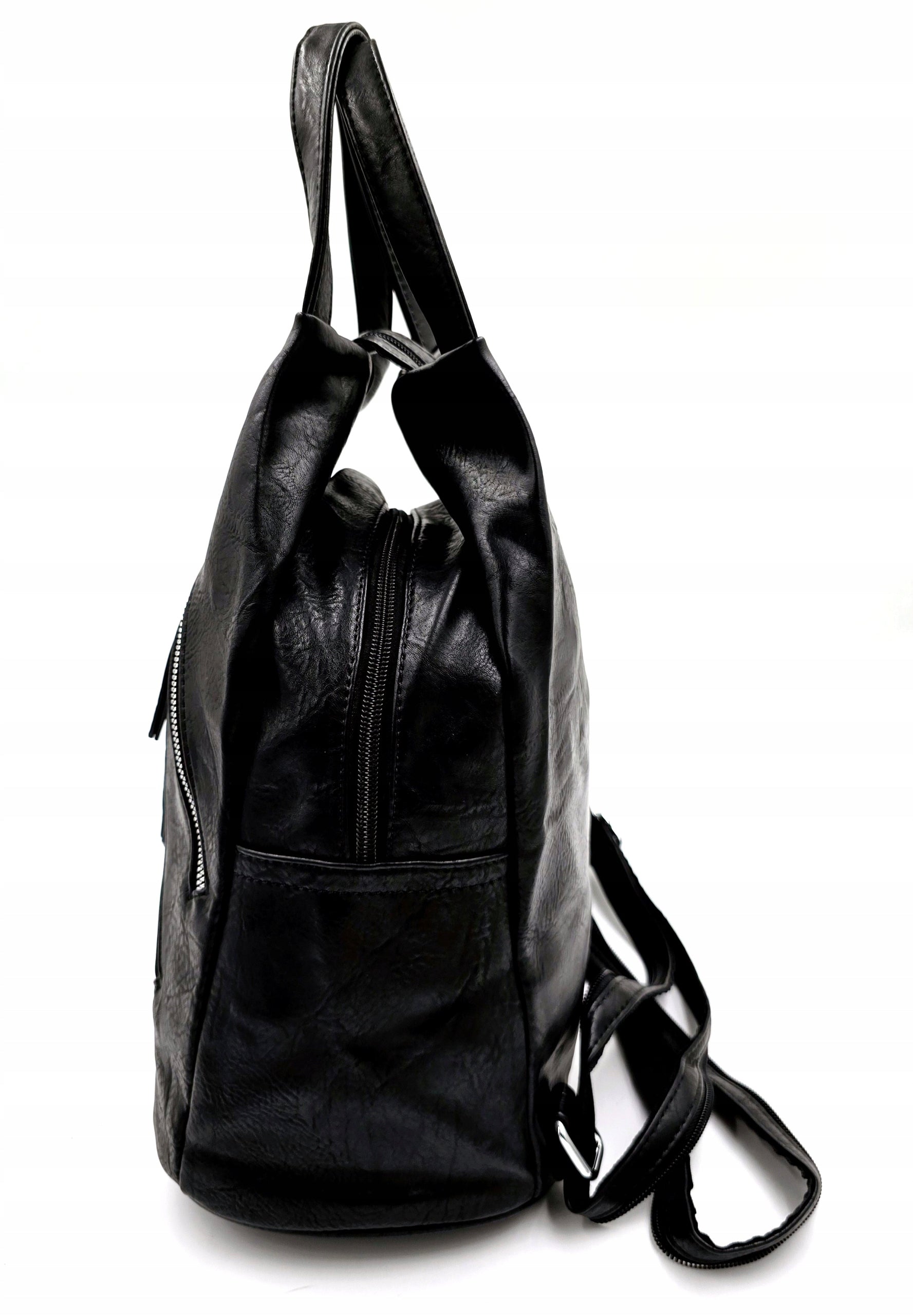Women's backpack black eco leather Marco Contti elegant urban Brand Marco Contti
