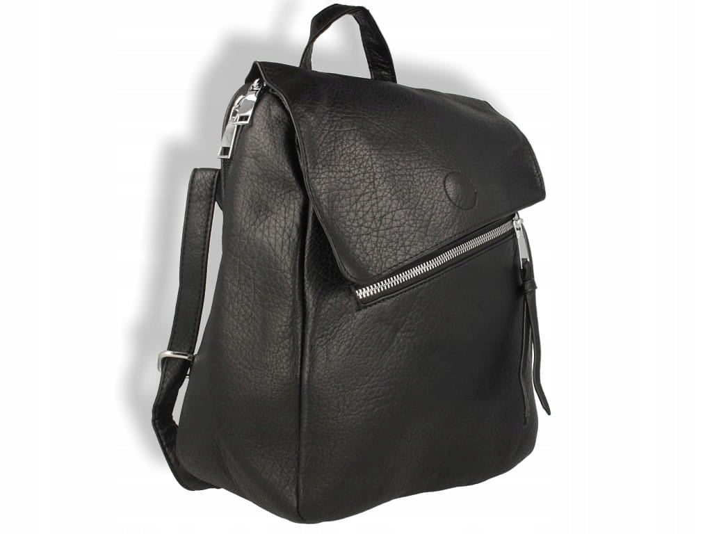 Women's backpack elegant black for everyday use Brand no brand