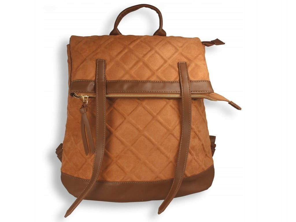 Women's backpack elegant ore A4 classic Main pattern plain