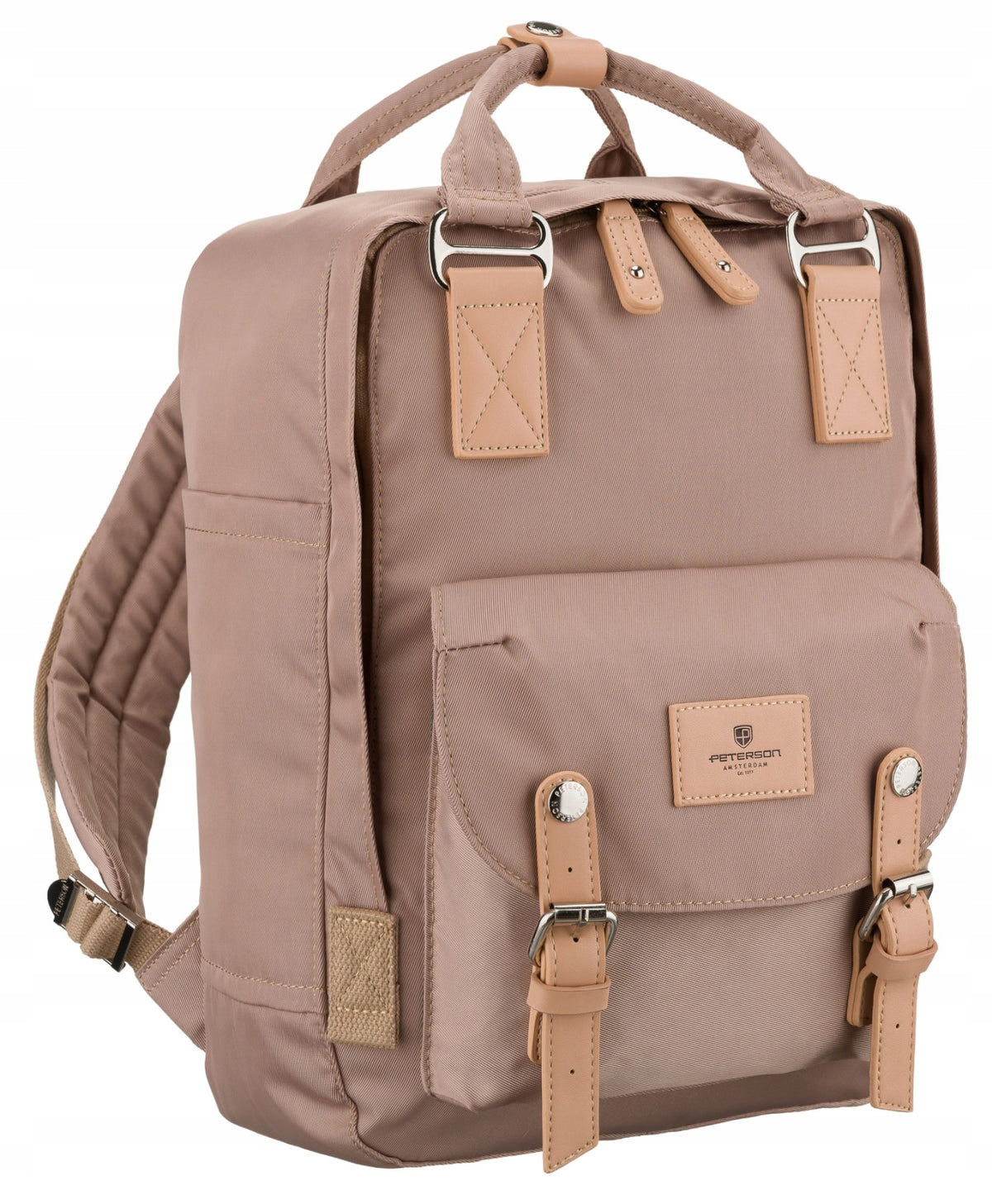 Women's backpack for school work PETERSON urban roomy for travel laptop