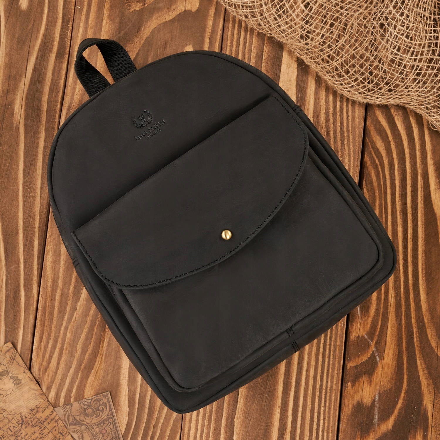 Women's backpack leather vintage urban fashionable backpack youth gift EAN (GTIN) 5904365070362