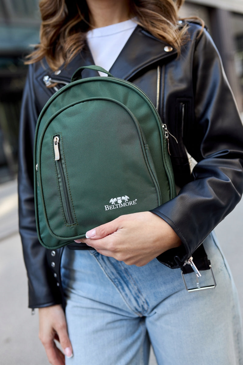Women's backpack lightweight waterproof elegant green Beltimore EAN (GTIN) 5903714337378