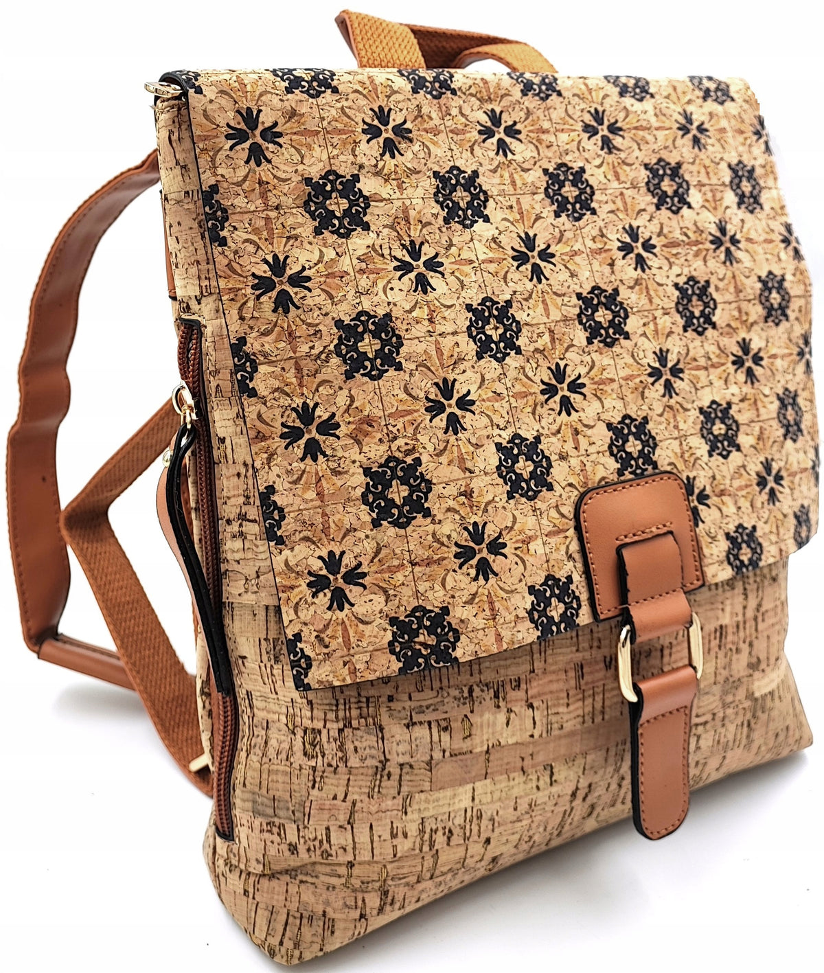 Women's backpack made of natural cork 2in1 - elegant handbag and backpack in one EAN (GTIN) 5903829202486
