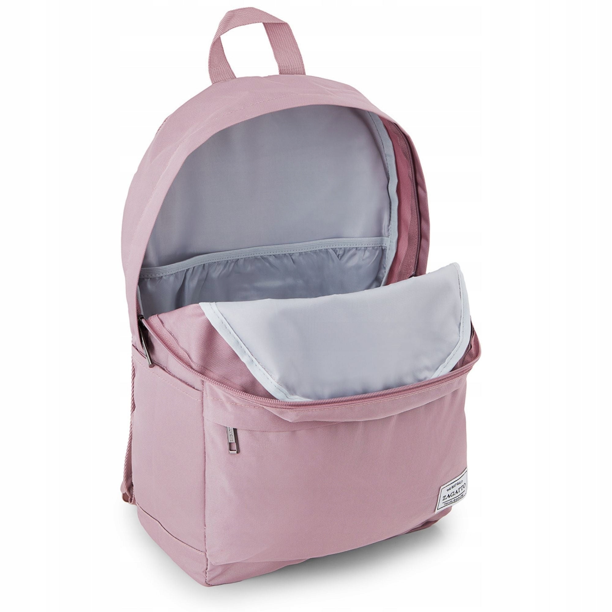 Women's backpack pink for work school backpack youth roomy A4 ZAGATTO Packaging status original