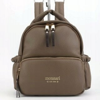 Women's backpack small Monnari BAG6000-M19 collection PREMIUM grey
